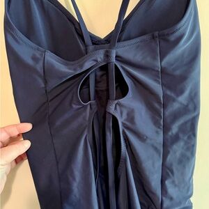 Aerie Deep Blue Swim One Piece